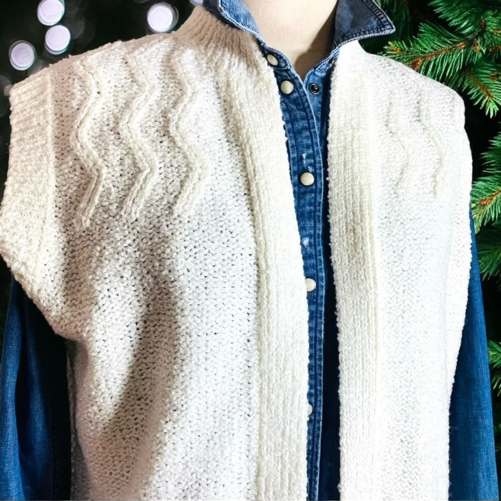 🚨LAST CHANCE Vintage Knit Sweater Vest Cardigan